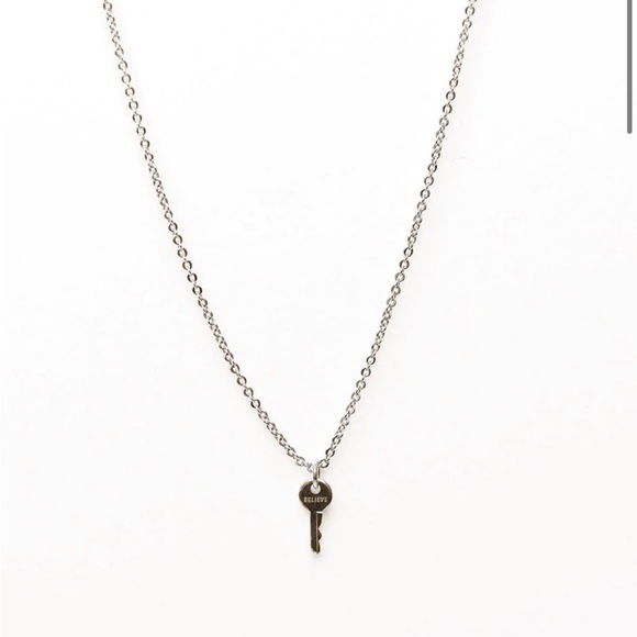 Beautiful The Giving Keys Believe Necklace Supporting Homeless - Picture 2 of 4